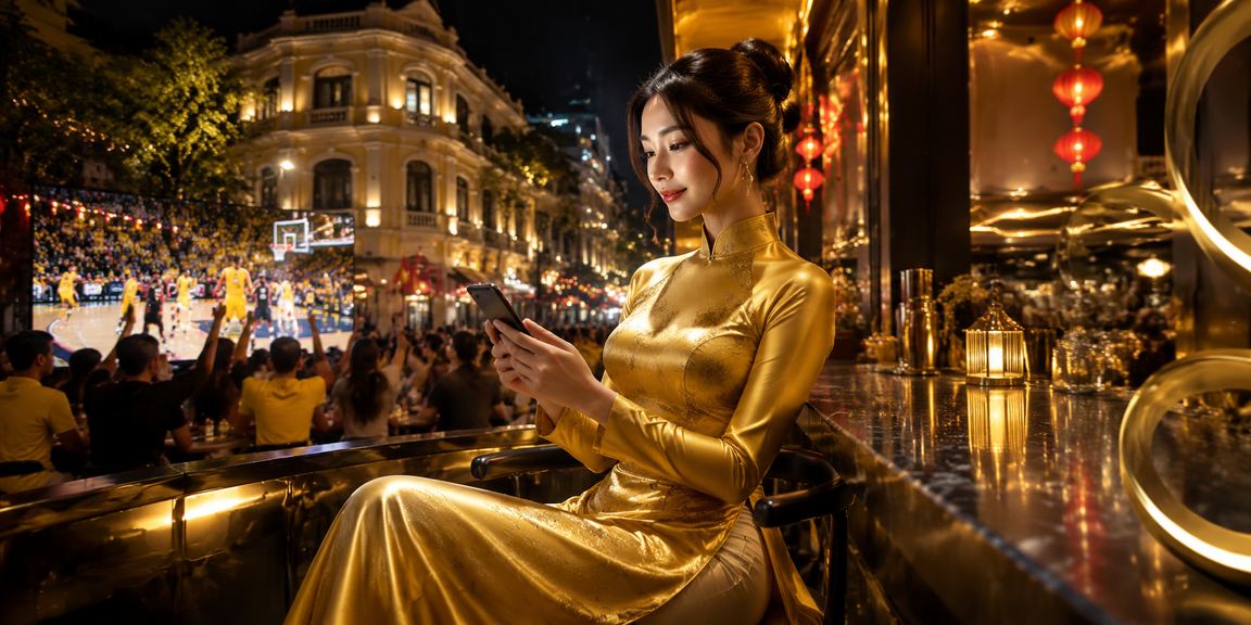 Người dùng Hà Nội theo dõi kết quả cược thể thao và tích lũy điểm VIP trên ứng dụng