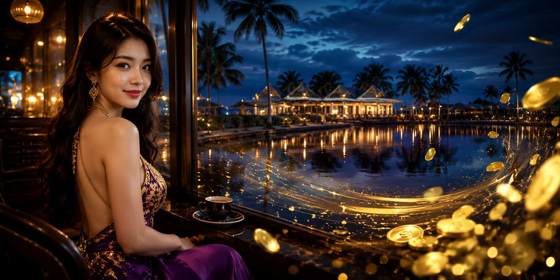 Người chơi thư giãn với cà phê và đặt cược trên điện thoại tại Phú Quốc